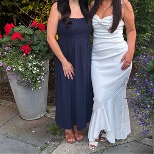 Pinkblush blue Maxi Dress maternity